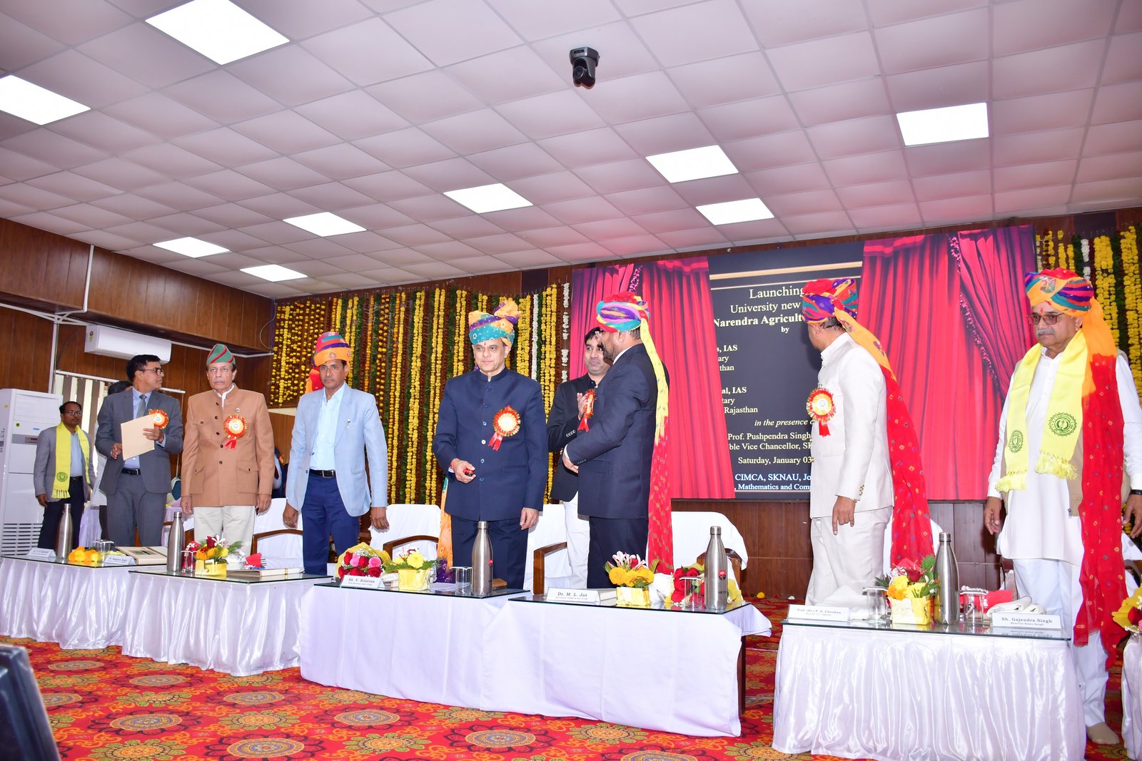 Launching of University New Website during Alumni Meet on January 03, 2026