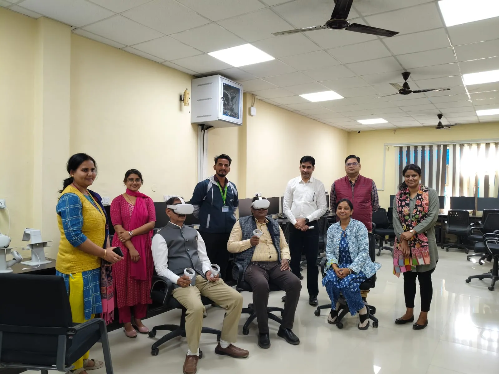 HVC visits at SKNCOA, Jobner