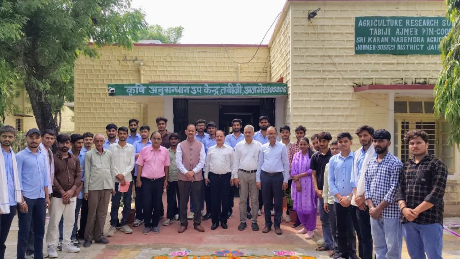 Honourable VC Sir SKNAU & VC Sir AU Jodhpur   Visit on 29.07.26