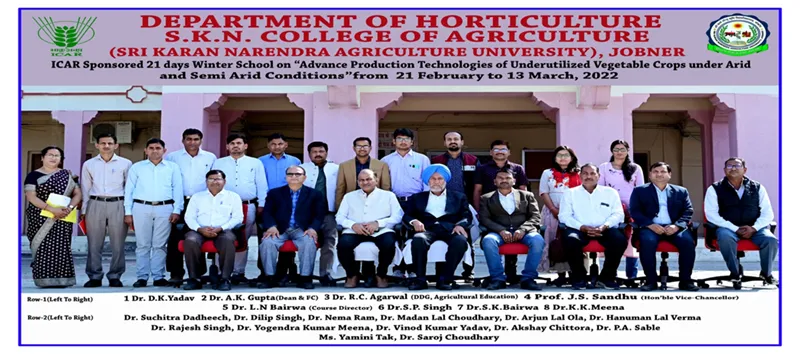 Winter School Horticulture