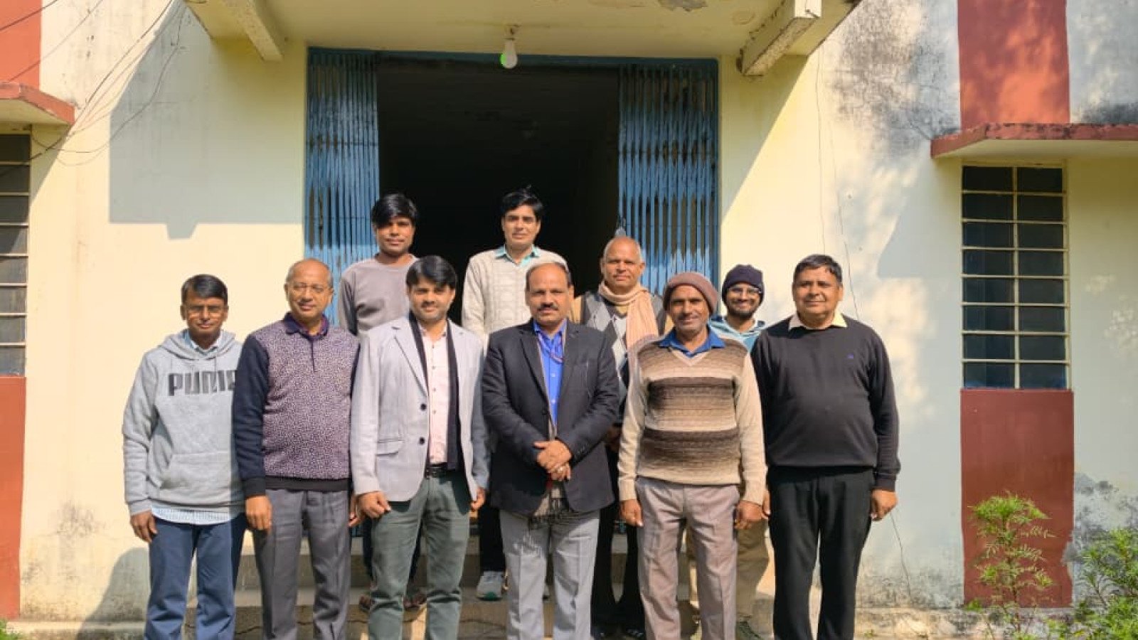 Dr. A. K. Tomar, Director ICAR-CSWRI visited at ARSS, Diggi on 13.01.2026 with Dr. S.S. Mishra, Head AGB Dept. CSWRI, Avikanagar.