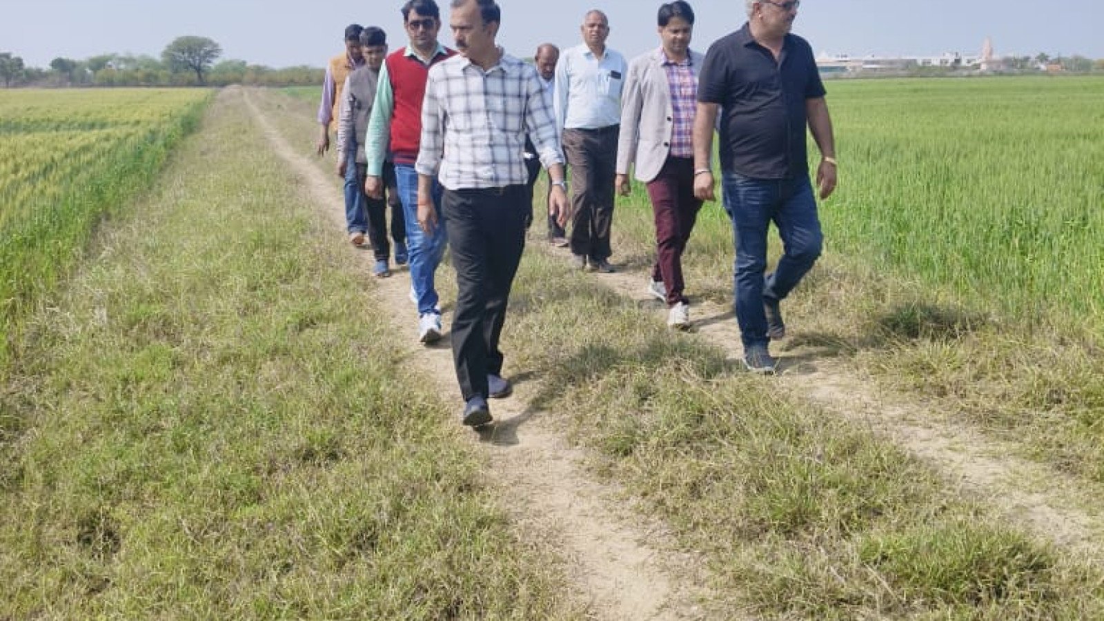 Dr. S.S. Puniya, ADR Seeds, visited the farm on 21.02.2026 along with the monitoring team from IIPR, Kanpur