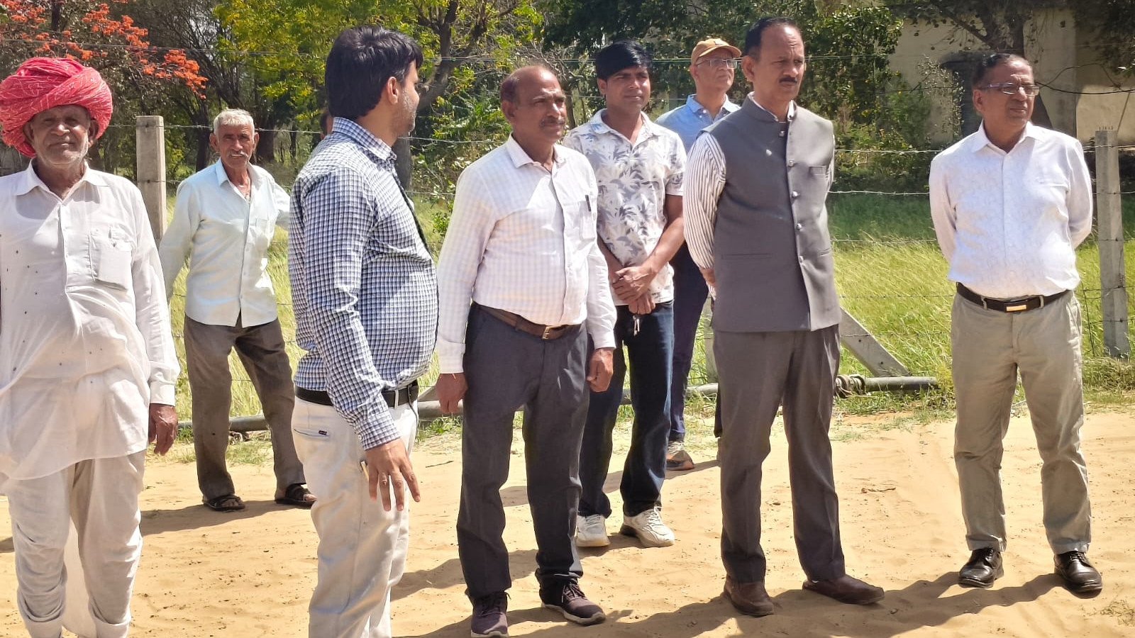 Hon’ble Vice-Chancellor Prof. Pushpendra Singh Chauhan, along with Dr. S.S. Manohar, Director, RARI, visited the station on 15.03.2026.