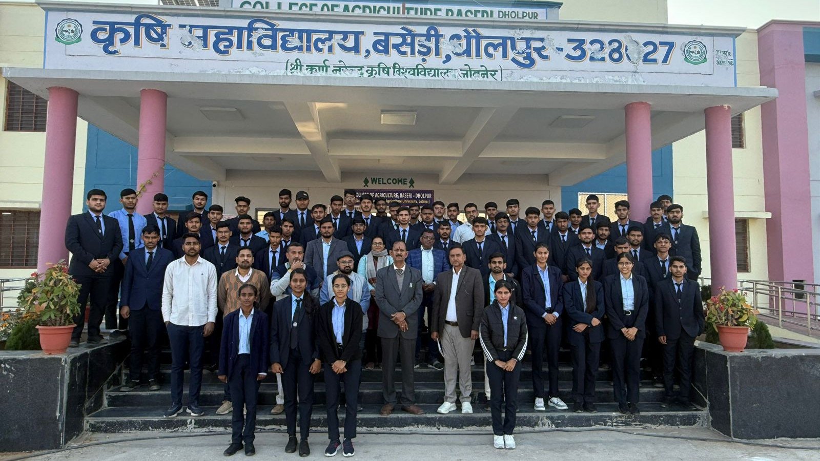 Honourable Vice Chancellor Sir Visit at COA, Baseri