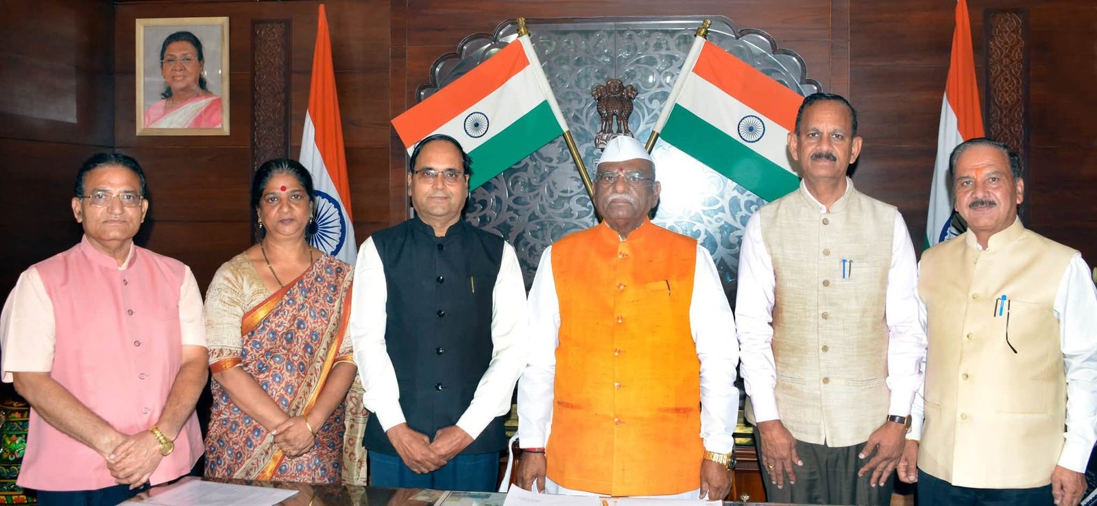 राज्य के पाँचों कृषि विश्वविद्यालयों के कुलगुरुओं ने राज्यपाल, मुख्यमंत्री एवं कृषि मंत्री से की शिष्टाचार भेंट, 5 अगस्त।